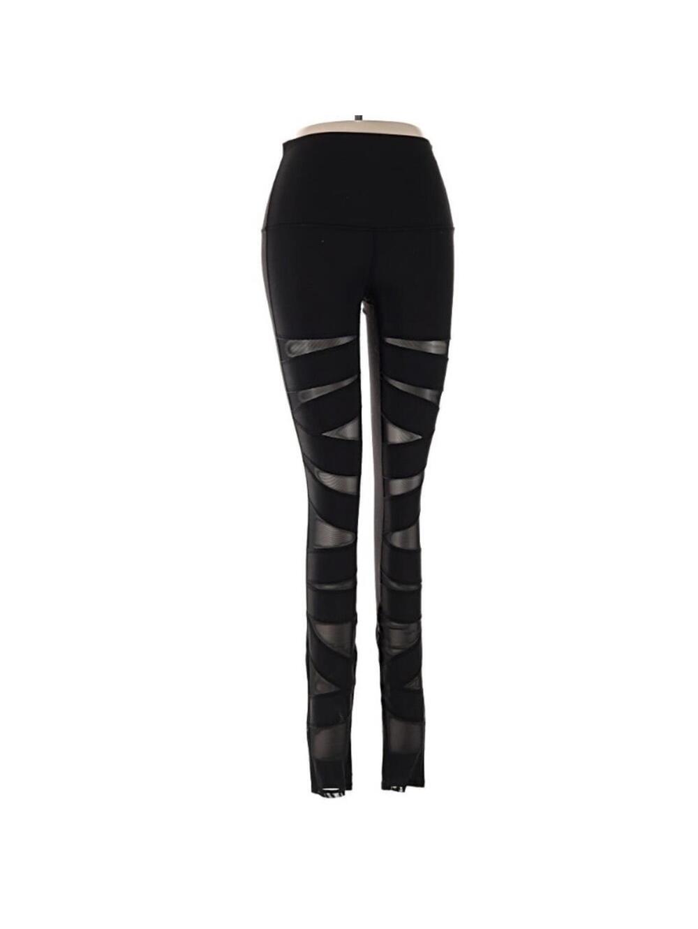Lululemon Athletica Black High Rise Waist Leggings Size 6